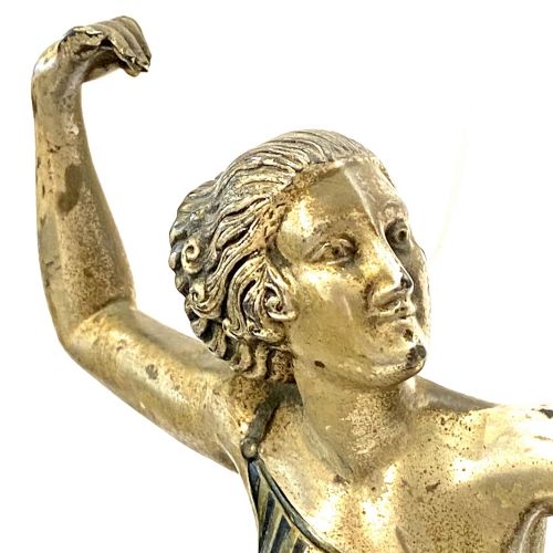 PAUL JORIS ART DECO BRONZE OF A WOMAN AND BIRDS - ADDITIONAL PHOTO 4