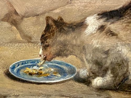 HAYNES KING 18311904 BRITISH A LARGE ANTIQUE VICTORIAN PAINTING SIGNED - ADDITIONAL PHOTO 7