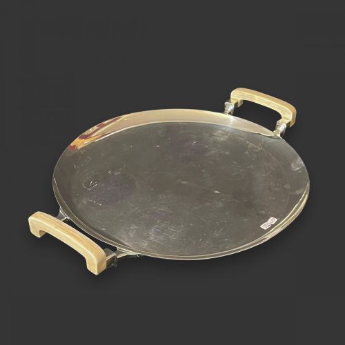 ART DECO STERLING SILVER IVORY TEA AND COFFEE SERVICE WITH MATCHING TRAY BY EDWARD BARNARD 1939 - ADDITIONAL PHOTO 8