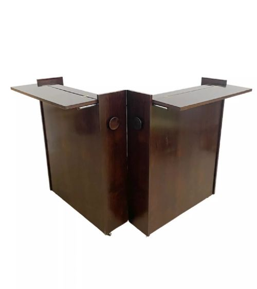 danish rosewood folding bar cabinet by johannes andersen dyrlund mid century - CATEGORY: ANTIQUE FURNITURE - DATED 19TH CENTURY