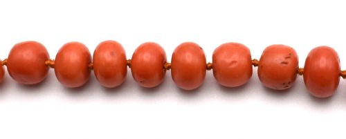 ANTIQUE NATURAL PINK CORAL GRADUATED BEAD NECKLACE LENGTH 29 WEIGHT 822G - ADDITIONAL PHOTO 6