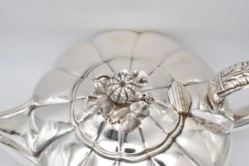 A WILLIAM IV STERLING SILVER 4 PIECE TEA COFFEE SERVICE JOSEPH CRADDOCK 1827 - ADDITIONAL PHOTO 9