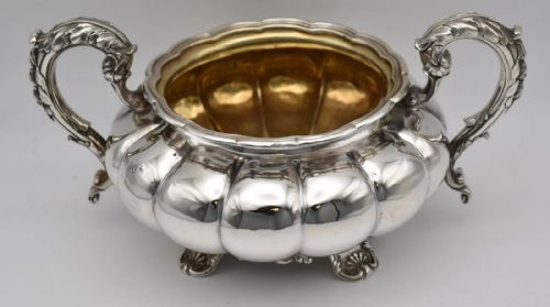 A WILLIAM IV STERLING SILVER 4 PIECE TEA COFFEE SERVICE JOSEPH CRADDOCK 1827 - ADDITIONAL PHOTO 14
