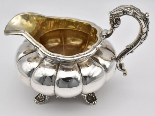 A WILLIAM IV STERLING SILVER 4 PIECE TEA COFFEE SERVICE JOSEPH CRADDOCK 1827 - ADDITIONAL PHOTO 17