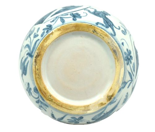 A FAIENCE APOTHECARY CERAMIC CHEMIST BOTTLE INSCRIBED AQ DI GREEDRI - ADDITIONAL PHOTO 5