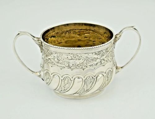 STYLISH ART NOUVEAU SOLID SILVER 3 PIECE TEA SET BIRMINGHAM 1924 FS - ADDITIONAL PHOTO 8