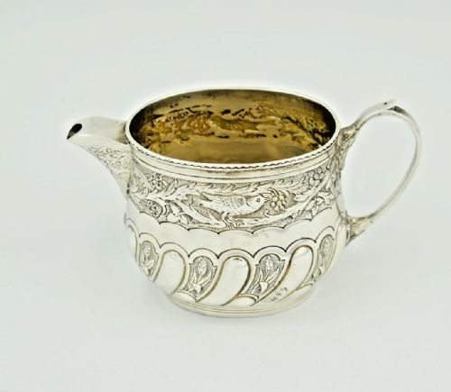 STYLISH ART NOUVEAU SOLID SILVER 3 PIECE TEA SET BIRMINGHAM 1924 FS - ADDITIONAL PHOTO 9