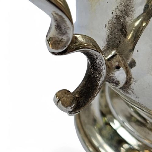 ANTIQUE SOLID SILVER CHRISTENING MUG ROCOCO SCROLL HANDLE BALUSTER FORM - ADDITIONAL PHOTO 6