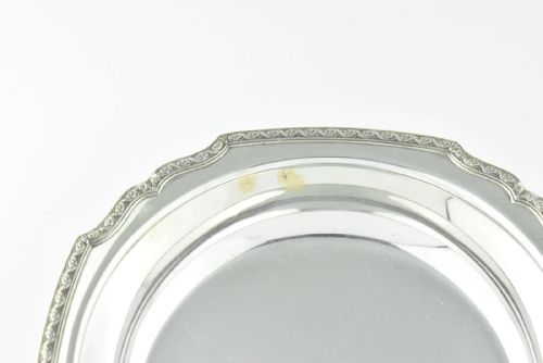 A ANTIQUE TIFFANY CO STERLING SILVER DISH BOWL CIRCA 19TH CENTURY - ADDITIONAL PHOTO 4