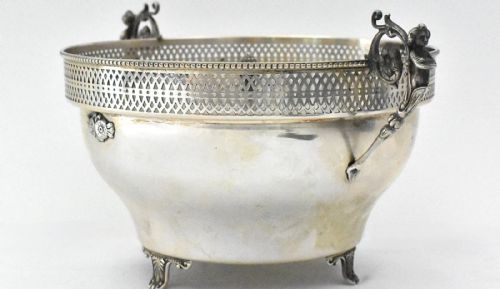 GIOIELLERIA AGLIARDI CASSINO SILVER 800 FOOD WARMER CHAFING OR SERVING DISH - ADDITIONAL PHOTO 2