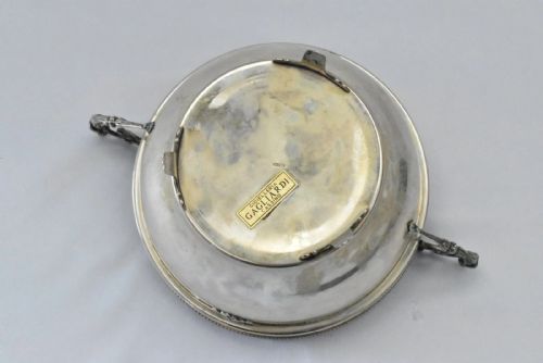 GIOIELLERIA AGLIARDI CASSINO SILVER 800 FOOD WARMER CHAFING OR SERVING DISH - ADDITIONAL PHOTO 9