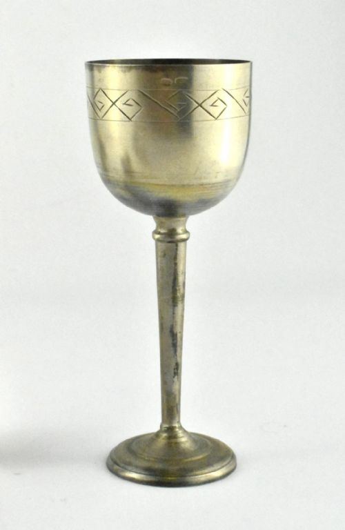 10 PCS ANTIQUE RUSSIAN JUDAICA 875 SILVER KIDDUSH CUPS - ADDITIONAL PHOTO 6