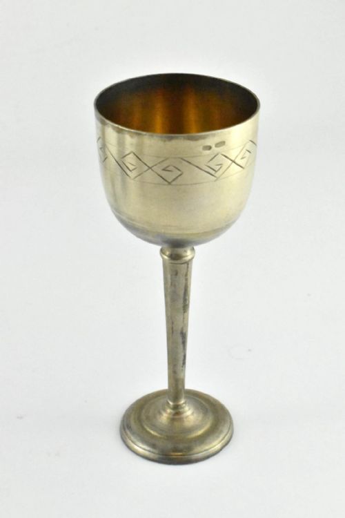 10 PCS ANTIQUE RUSSIAN JUDAICA 875 SILVER KIDDUSH CUPS - ADDITIONAL PHOTO 10