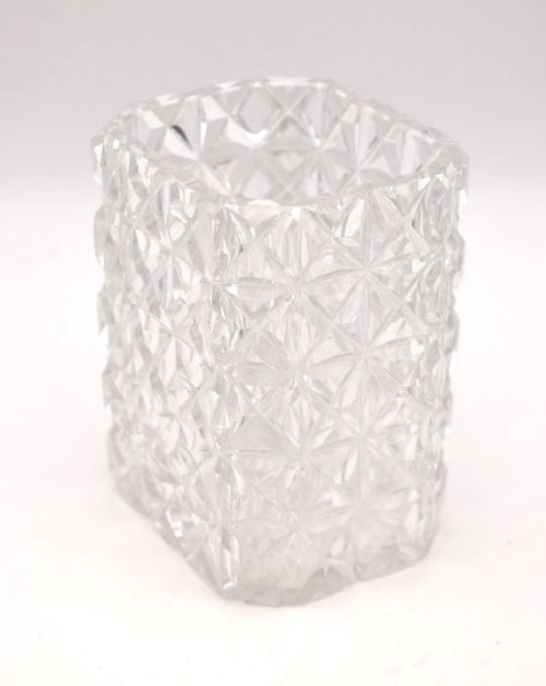 VICTORIAN WALKER HALL SILVER PLATED CUT GLASS BISCUIT BARREL CIRCA 1860S - ADDITIONAL PHOTO 12