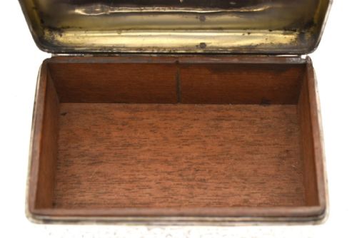 EDWARDIAN SILVER ENGRAVED FLORAL SCROLLS CIGARETTE BOX BY A J ZIMMERMAN LTD - ADDITIONAL PHOTO 8