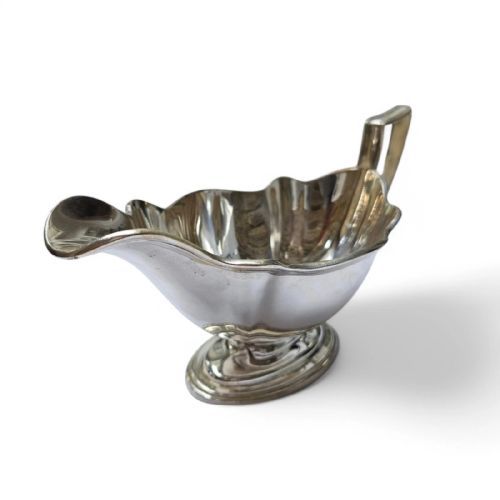 ANTIQUE AMERICAN STERLING SILVER GRAVY BOAT THEODORE B STARR - ADDITIONAL PHOTO 4