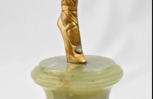 PAUL PHILIPPE RUSSIAN DANCER ART DECO CHRYSELEPHANTINE BRONZE IVORY SCULPTURE - ADDITIONAL PHOTO 11