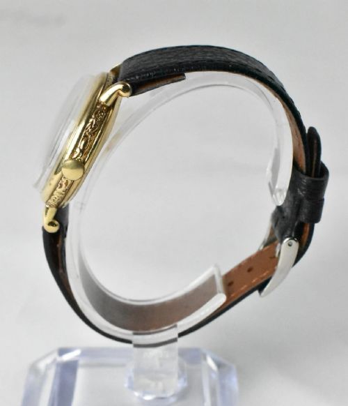 A VINTAGE 1940S CYMA MENS WRISTWATCH 9CT SOLID GOLD MOTHEROFPEARL DIAL - ADDITIONAL PHOTO 2