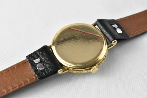 A VINTAGE 1940S CYMA MENS WRISTWATCH 9CT SOLID GOLD MOTHEROFPEARL DIAL - ADDITIONAL PHOTO 7