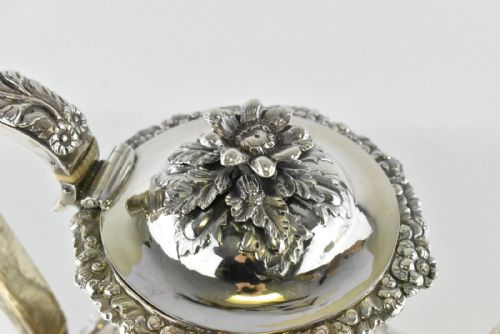 1842 VICTORIAN FOURPIECE STERLING SILVER TEA AND COFFEE SET BY WILLIAM HUNTER - ADDITIONAL PHOTO 13