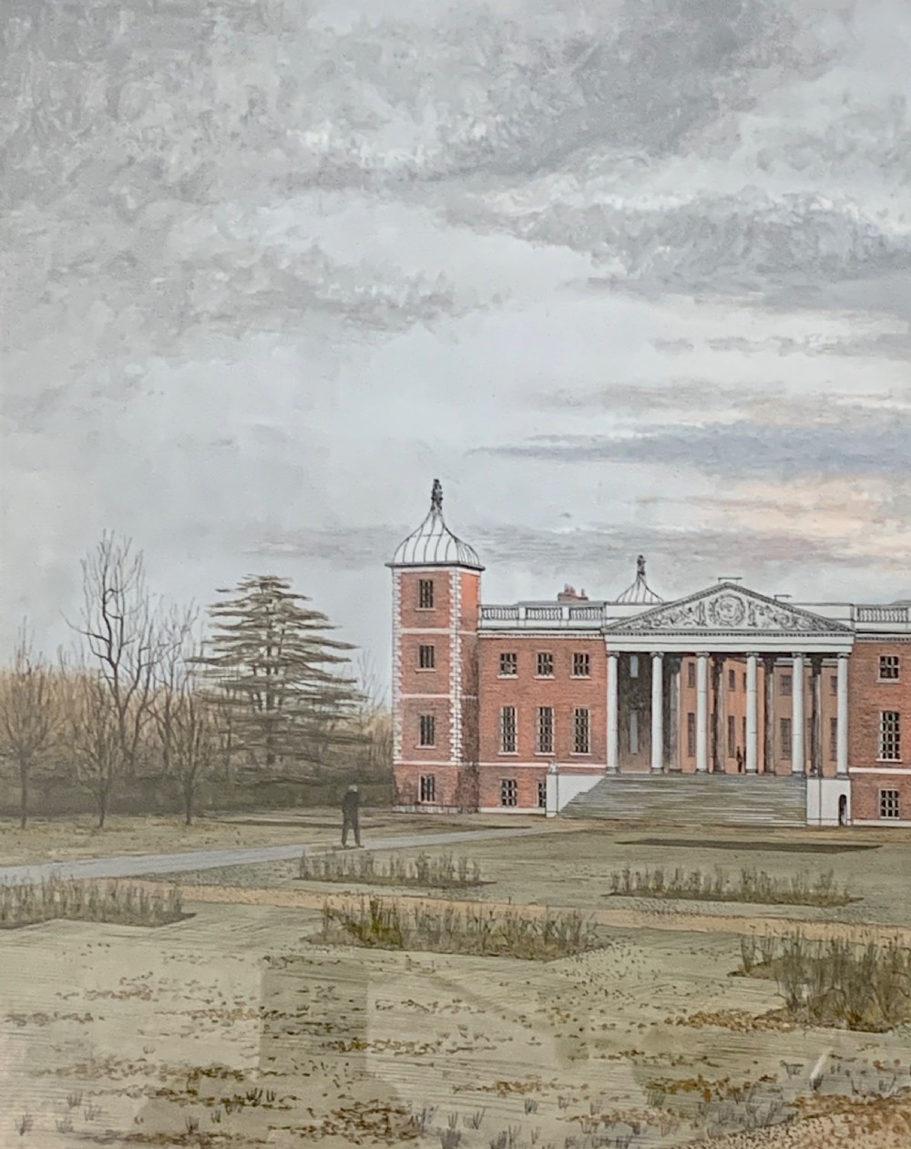 William SPEECHLY (c.1740-1780) ARCHITECTURAL WATERCOLOUR, OSTERLEY PARK  View IV