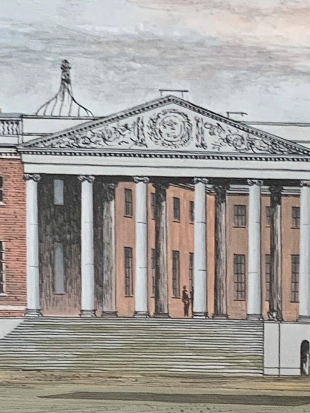 William SPEECHLY (c.1740-1780) ARCHITECTURAL WATERCOLOUR, OSTERLEY PARK  View IX