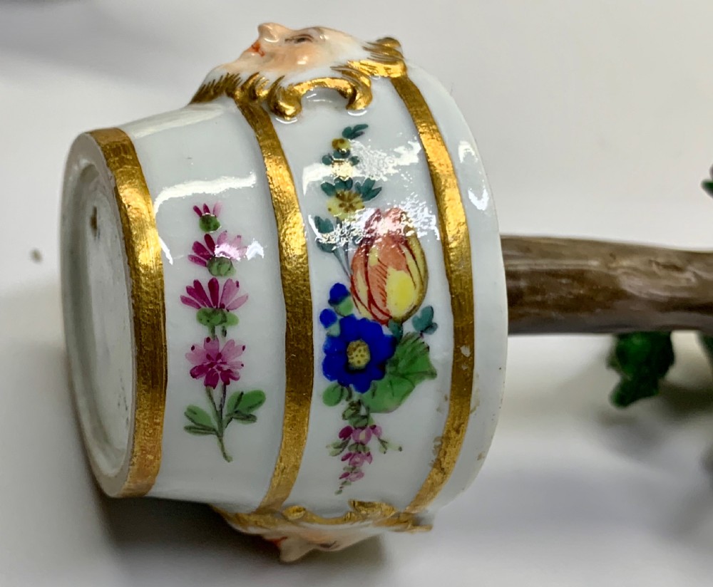 Rare pair Meissen Marcolini Lemon Trees in Tubs Circa 1790 Porcelain  View XVI