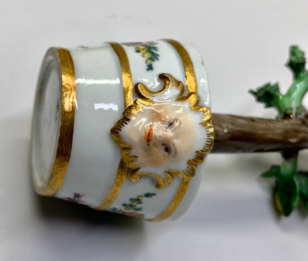 Rare pair Meissen Marcolini Lemon Trees in Tubs Circa 1790 Porcelain  View XVII