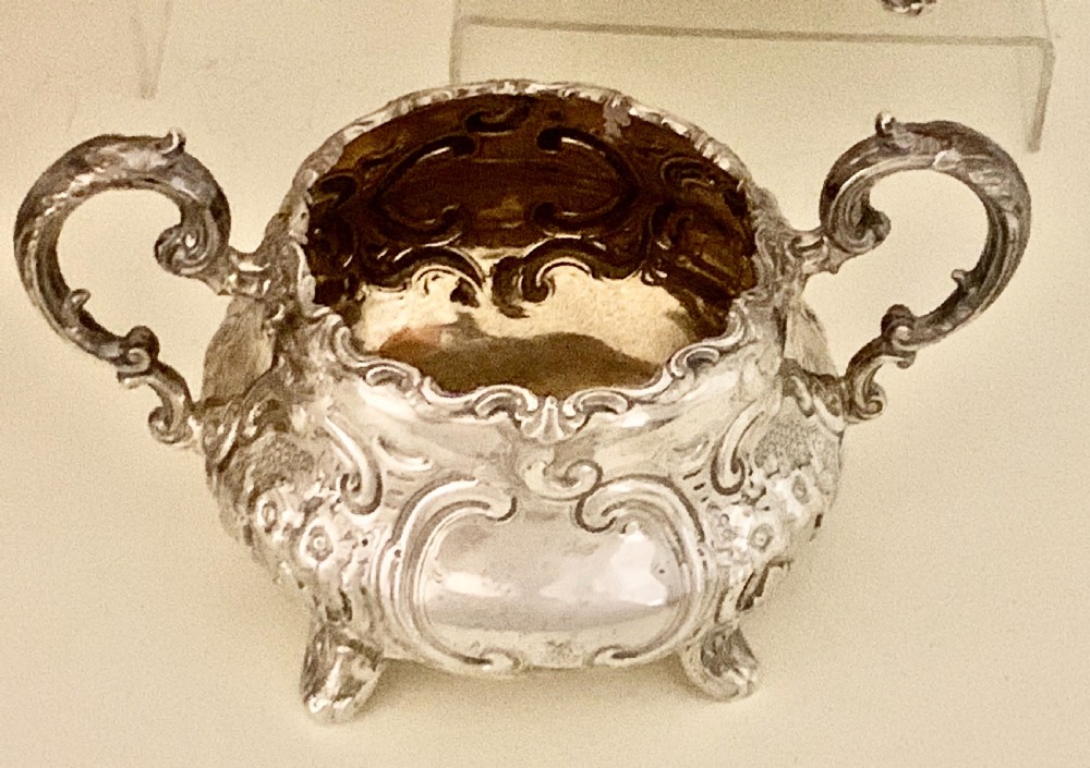 Victorian  sterling silver tea and coffee service A B Savory Sons (William Smiley) View IV