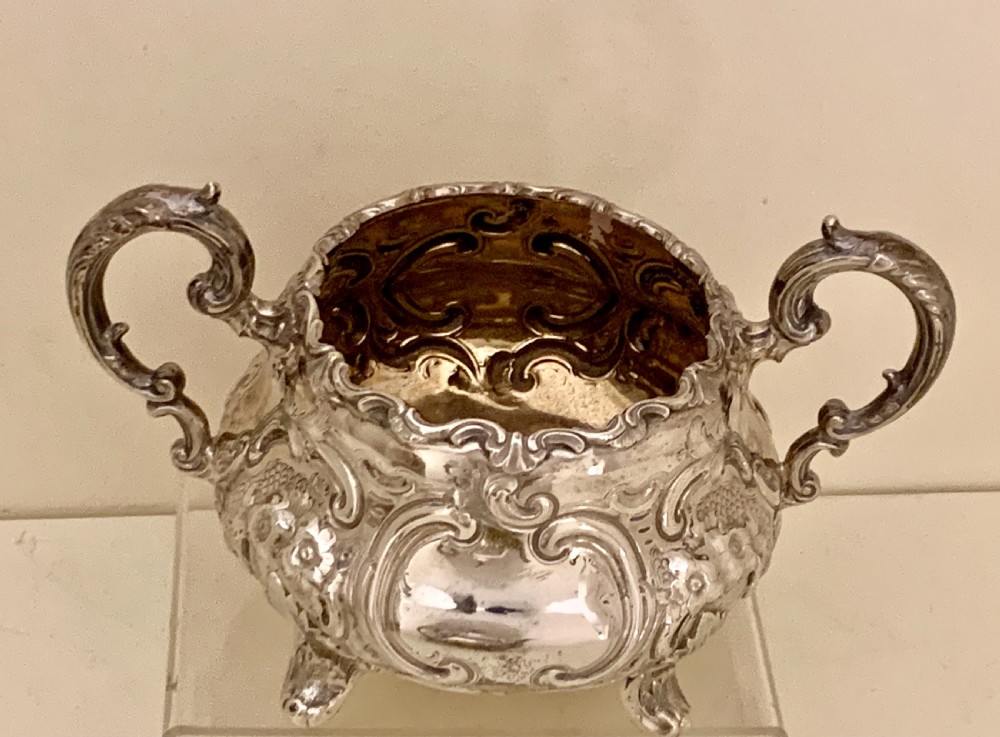 Victorian  sterling silver tea and coffee service A B Savory Sons (William Smiley) View X