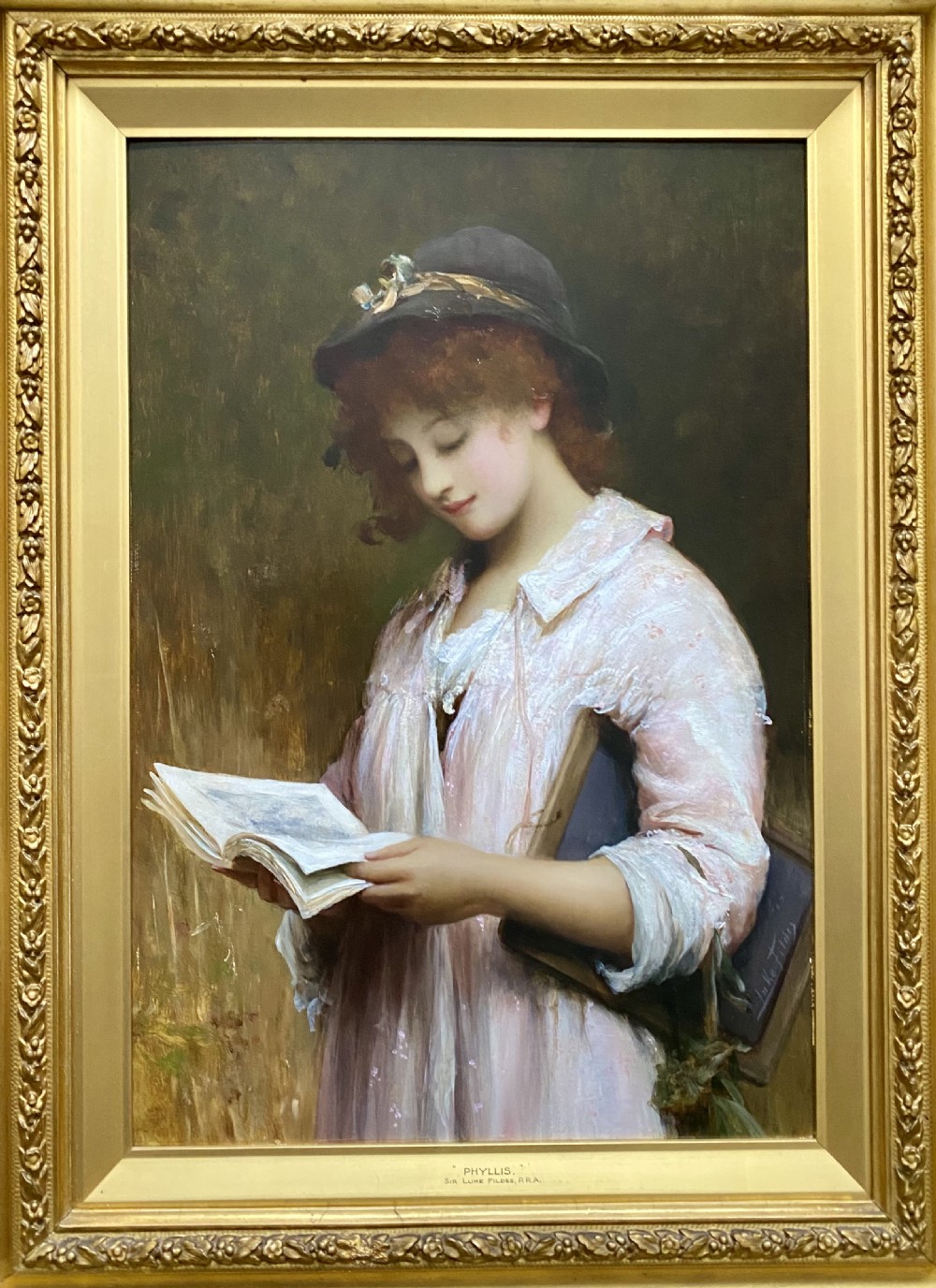 Sir Samuel Luke Fildes RA . A Superb Quality Portrait Titled 