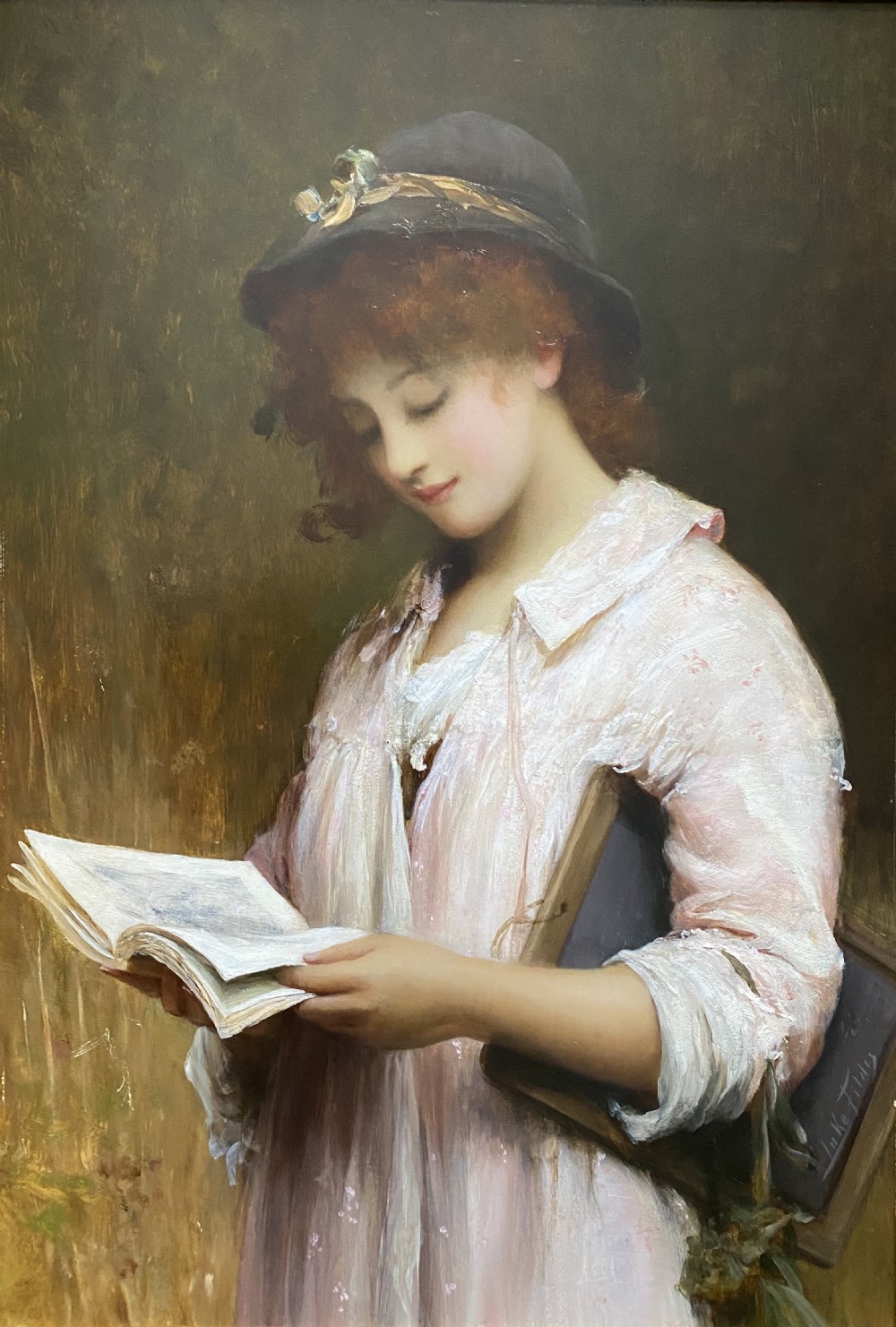 Sir Samuel Luke Fildes RA . A Superb Quality Portrait Titled 