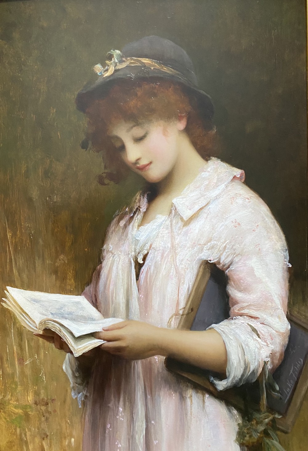 Sir Samuel Luke Fildes RA . A Superb Quality Portrait Titled 