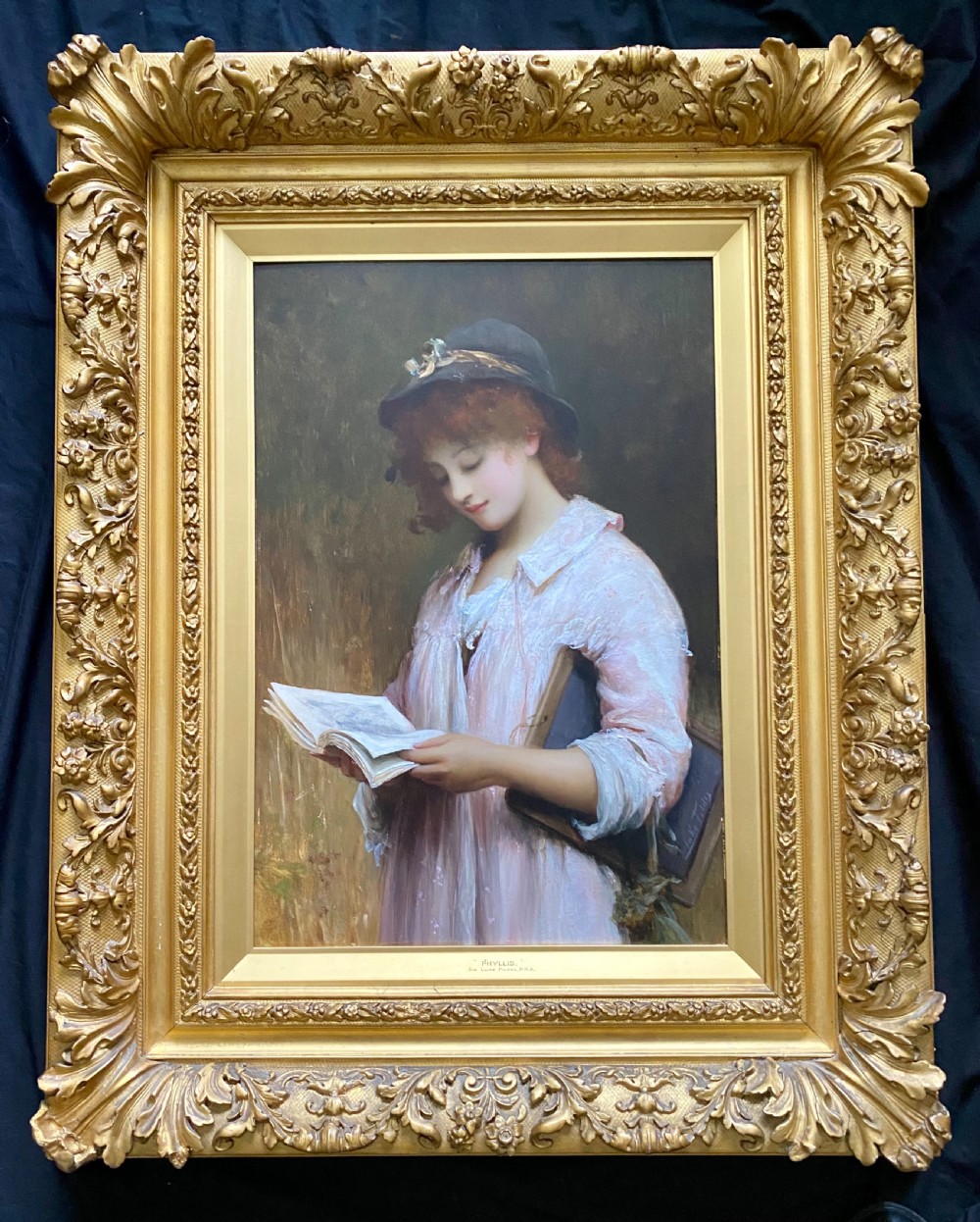 Sir Samuel Luke Fildes RA . A Superb Quality Portrait Titled 