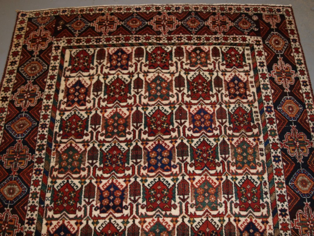 OLD SOUTH PERSIAN AFSHAR RUG, SUPERB CONDITION EXCELLENT FURNISHING RUG, CIRCA 1920. View V