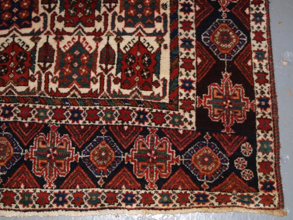 OLD SOUTH PERSIAN AFSHAR RUG, SUPERB CONDITION EXCELLENT FURNISHING RUG, CIRCA 1920. View XI