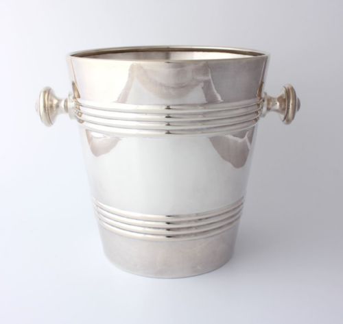 fig 1. Mappin & Webb Silver Plate Champagne Bucket