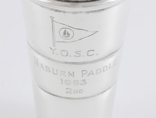 fig 1. Cocktail Picks & Shaker Measure Set. Y.O.S.C. Naburn Sailing Trophy.
