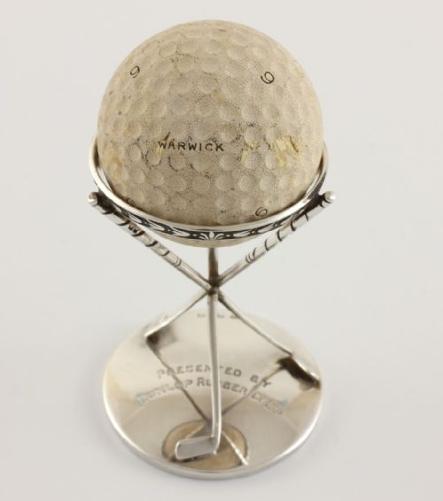 fig 1. Dunlop Rubber Co Silver Hole In One Trophy