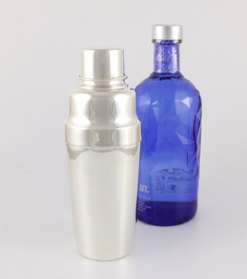 fig 1. Christofle France Silver Plate Cocktail Shaker