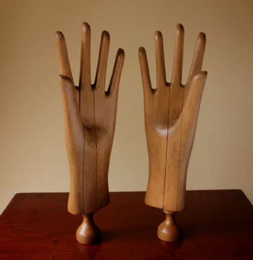 Wood Hand Mannequin Glove Lasts.