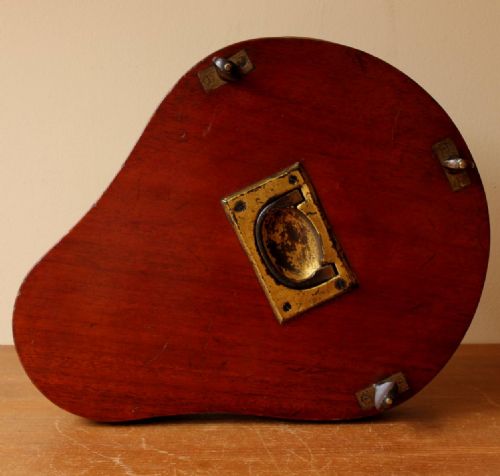 Mahogany and Brass Multi Tennis Racket Press.
