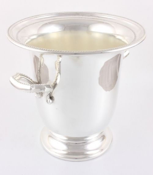 Silver Plated Mappin & Webb Champagne Wine Cooler.