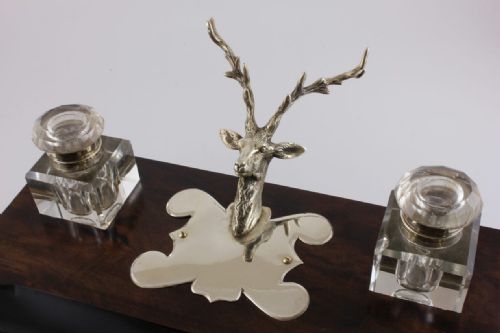fig 1. Stag Pen Holder Inkwell