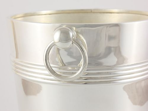 fig 1. Silver Plate Christofle France Wine Cooler.