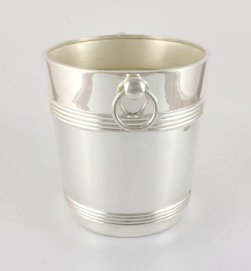 fig 2. Silver Plate Christofle France Wine Cooler.