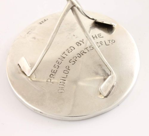 fig 2. Dunlop Sports Co Silver Hole In One Golf Trophy