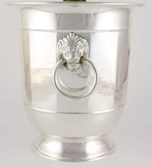 Elkington Silver Plated Lion Ice Bucket Champagne Cooler.