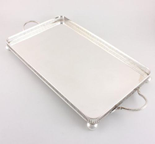 Asprey Silver Plated Gallery Tray.