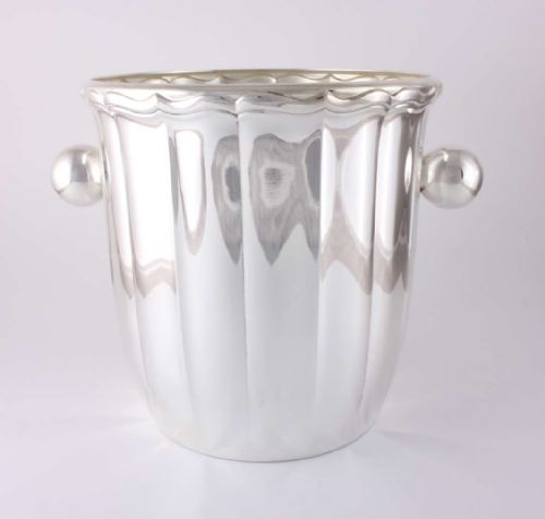 Silver Plate Champagne Cooler.